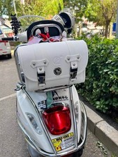 Borsa Moto Ecopelle White