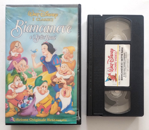 Vhs biancaneve sette nani - biancaneve,