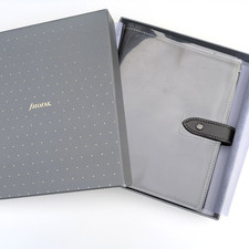 FILOFAX Malden Leather A5 - Nero - Ottime condizioni (con scatola)