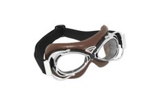 Occhiali goggle moto aviatore