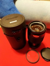 ?‍ KONICA lens HEXANON AR 70÷150/4  late version, case, caps, filter, like new!