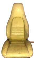PORSCHE 911 964 944 968 sedile pelle giallo sinistro sedile in pelle Recaro