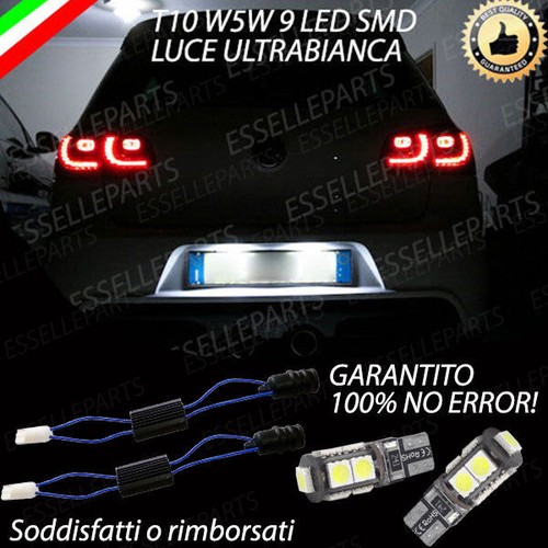 Coppia luci targa led - targa, 9
