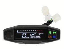 Tachimetro digitale universale per moto misuratore di velocità contagiri a LED