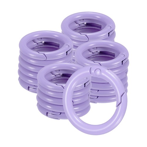 Aros resorte lila - aros,