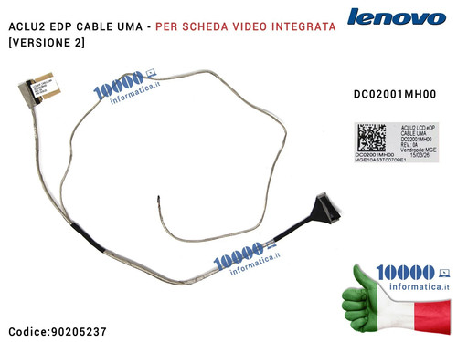 Cavo flat lcd lenovo - cavo, ideapad