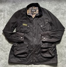 Barbour International C40 Giacca Cera Uomo 2XL Taglia Nero Cintura Outdoorman