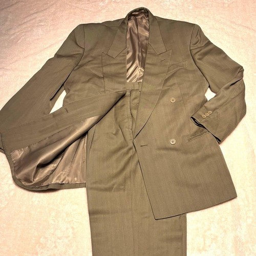 Tuta casual doppiopetto verde