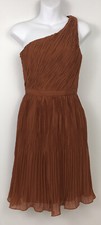 Club Monaco One Shoulder Pleated Cocktail Bourbon Frida Dress Size 2 $198.50 NWT