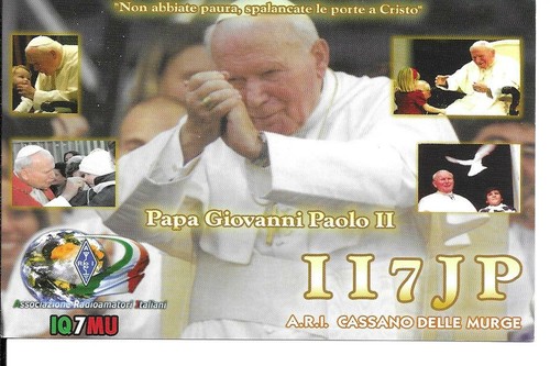 Qsl 2005 italia papa - 2005,