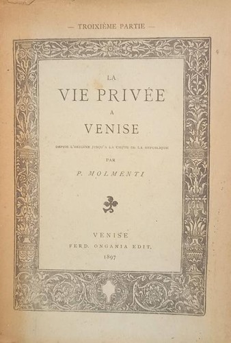 Molmenti pietro vie privee - vie,