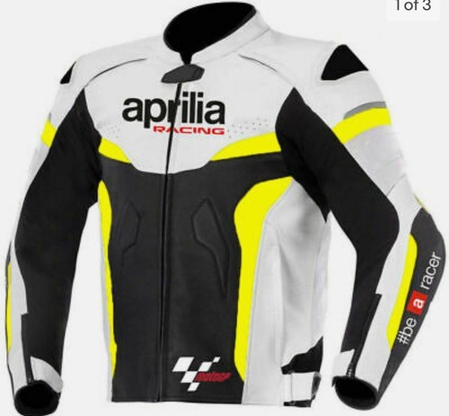 Aprilia veste motard cuir - veste, en
