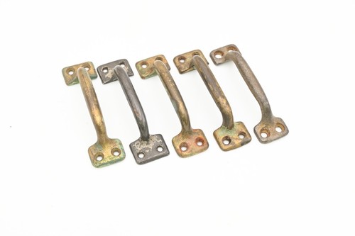 Maniglie vintage ottone - 5,