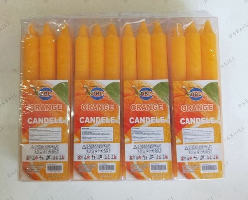 Set pezzi candele arancioni - 36,