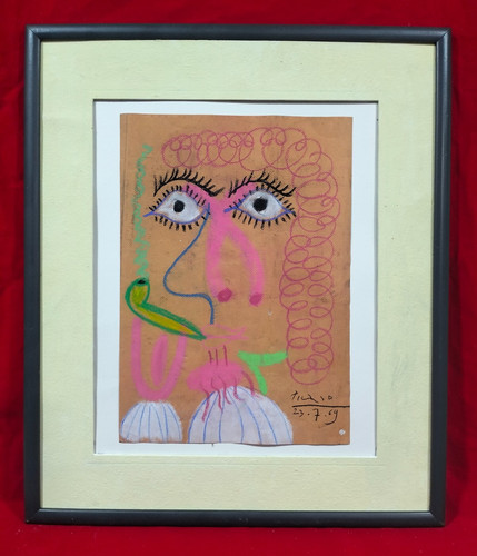 Pablo picasso pastel - pablo, paper