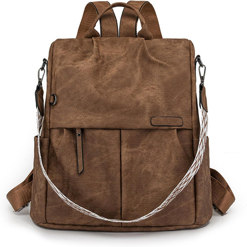 Zaino donna antifurto pelle - zaino,