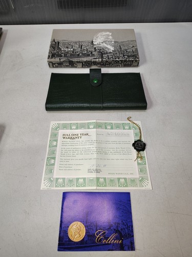 Vintage rolex cellini document - cellini,