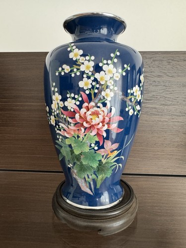 Japanese cloisonne vase - japanese,