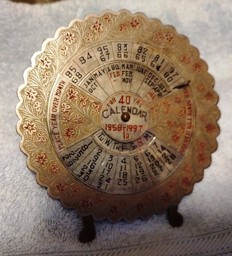 Antico calendario perpetuo - calendario,