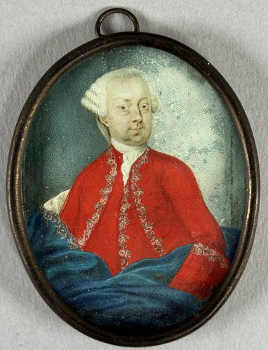 Antico dipinto ritratto - , in