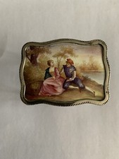 Tavolino Smaltato Vienna Miniaturizzato Argento 