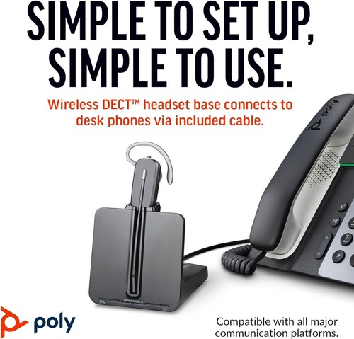 Poly cs540 cuffie dect - cuffie,