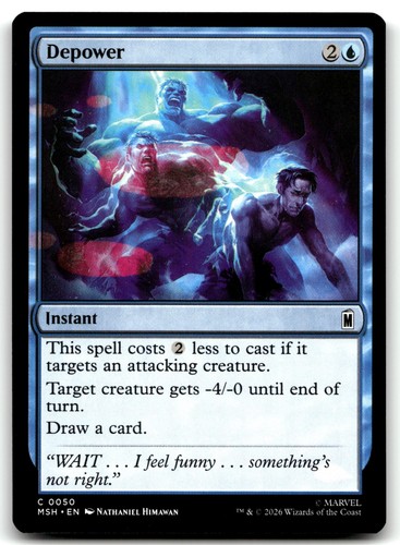 Depower mtg msh blu - msh, 50