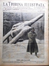 La Tribuna Illustrata 4 Febbraio 1917 WW1 Romania El Baruni Nivelle Croce Rossa
