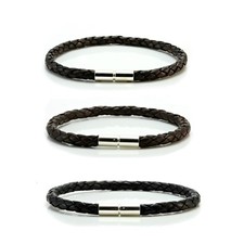 Bracciale In Pelle Da Uomo Con