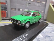VW Volkswagen Golf GL MKI 3 porte verde verde 1980 RARO Minichamps 1:43