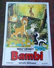 manifesto BAMBI capriolo WALT