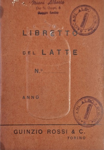 1950 circa libretto - circa, latte