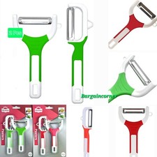 Pelapatate Pelapatate Frutta Verdura Confezione 2pz Dritto e A Forma di Y Affilato Facile da Usare 