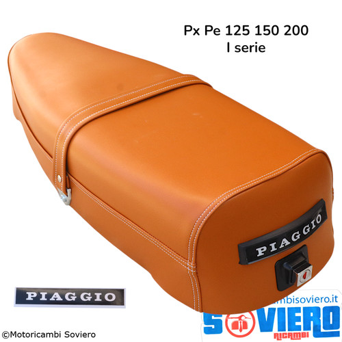 Sella marrone vespa 125 - marrone,