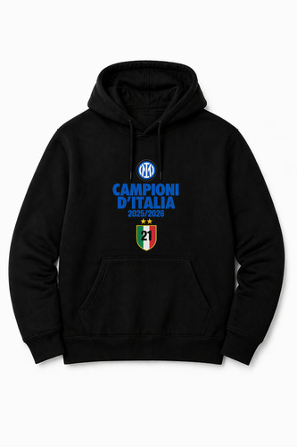 Felpa inter campioni - inter, d'italia