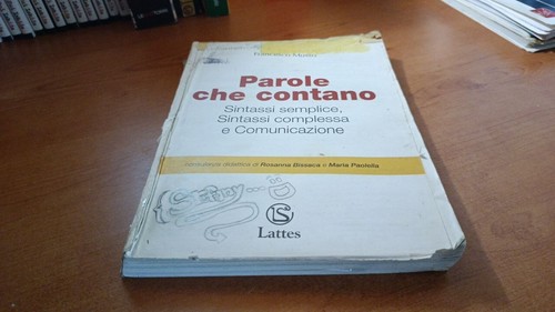 Parole che contano lattes - contano,
