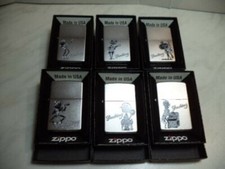 N° 6 Accendini smoking ZIPPO serie limitata 500 esemplari (serie completa)