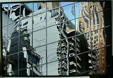 Dipinto olio skyline New York