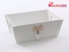 CASSETTA Legno frutta bianco