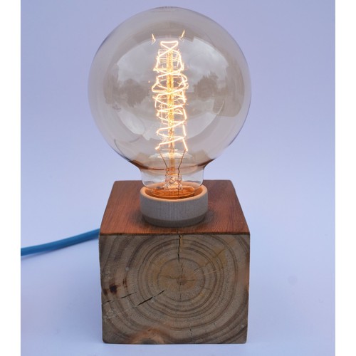 Lampada legno riciclo - legno, di