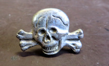 SPILLA PIN BADGE IN METALLO TESCHIO - 3,7 X 2,7 CM Circa