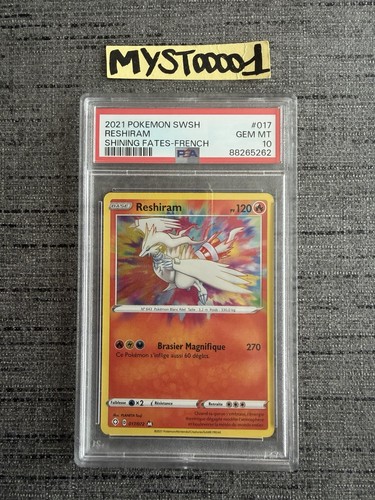 Carte pokémon reshiram - carte,