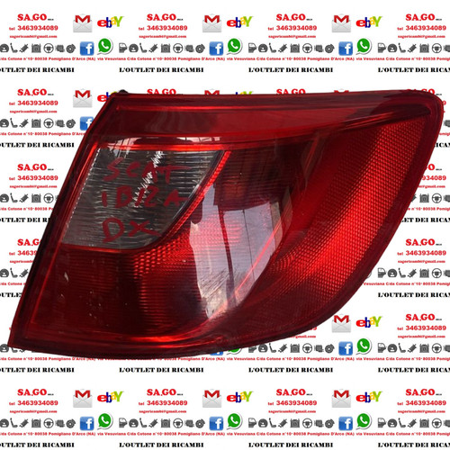 Stop fanale posteriore destro - stop,