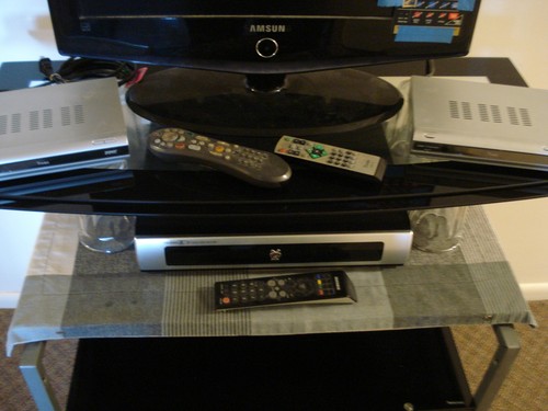 Samsung plasma and two - tv,