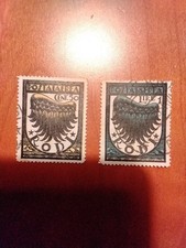 Francobollo Colonie Italiane Rodi Posta aerea 50 Cent.+1 lira