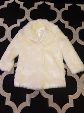 Giacca donna pelliccia bianca