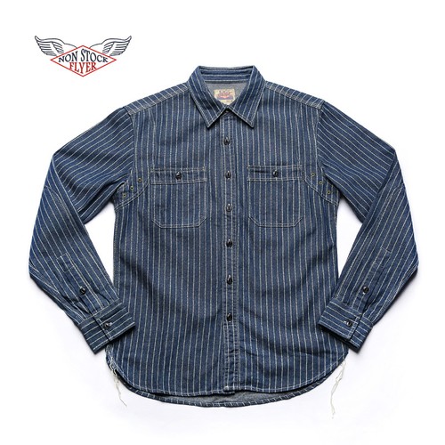 Shirt denim righe wabash - t-shirt,