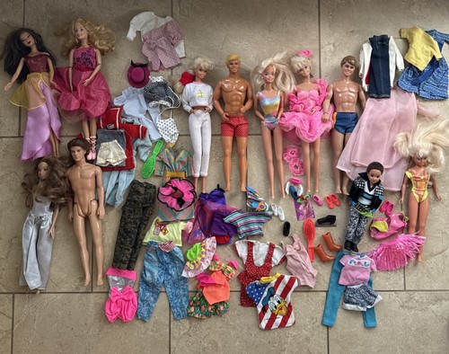 Lotto barbie miste anni - miste,,