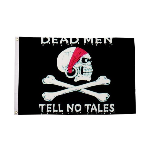 Bandiera flagtex dead men tell - dead,
