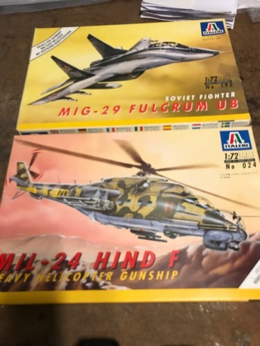 Italeri mig mil 24 - mig-29, &